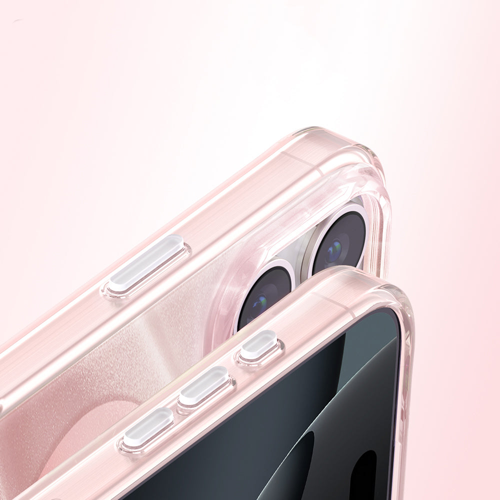 Apple iPhone 16 Pro Max Kılıf M-Safe Şarj Özellikli Orjinal Swarovski Taşlı Zore Paris Rovix Sert PC Kapak
