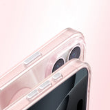 Apple iPhone 16 Pro Max Kılıf M-Safe Şarj Özellikli Orjinal Swarovski Taşlı Zore Paris Rovix Sert PC Kapak