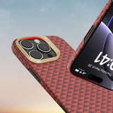 Apple iPhone 16 Pro Max Kılıf M-safe Şarj Özellikli Raptic Aramid Skin Origin Serisi Kapak