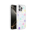 Apple iPhone 16 Pro Max Kılıf M-Safe Şarj Özellikli Şeffaf Zore Folk Sert Kapak