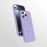 Apple iPhone 16 Pro Max Kılıf M-safe Şarj Özellikli Standlı Zore Samara Kapak