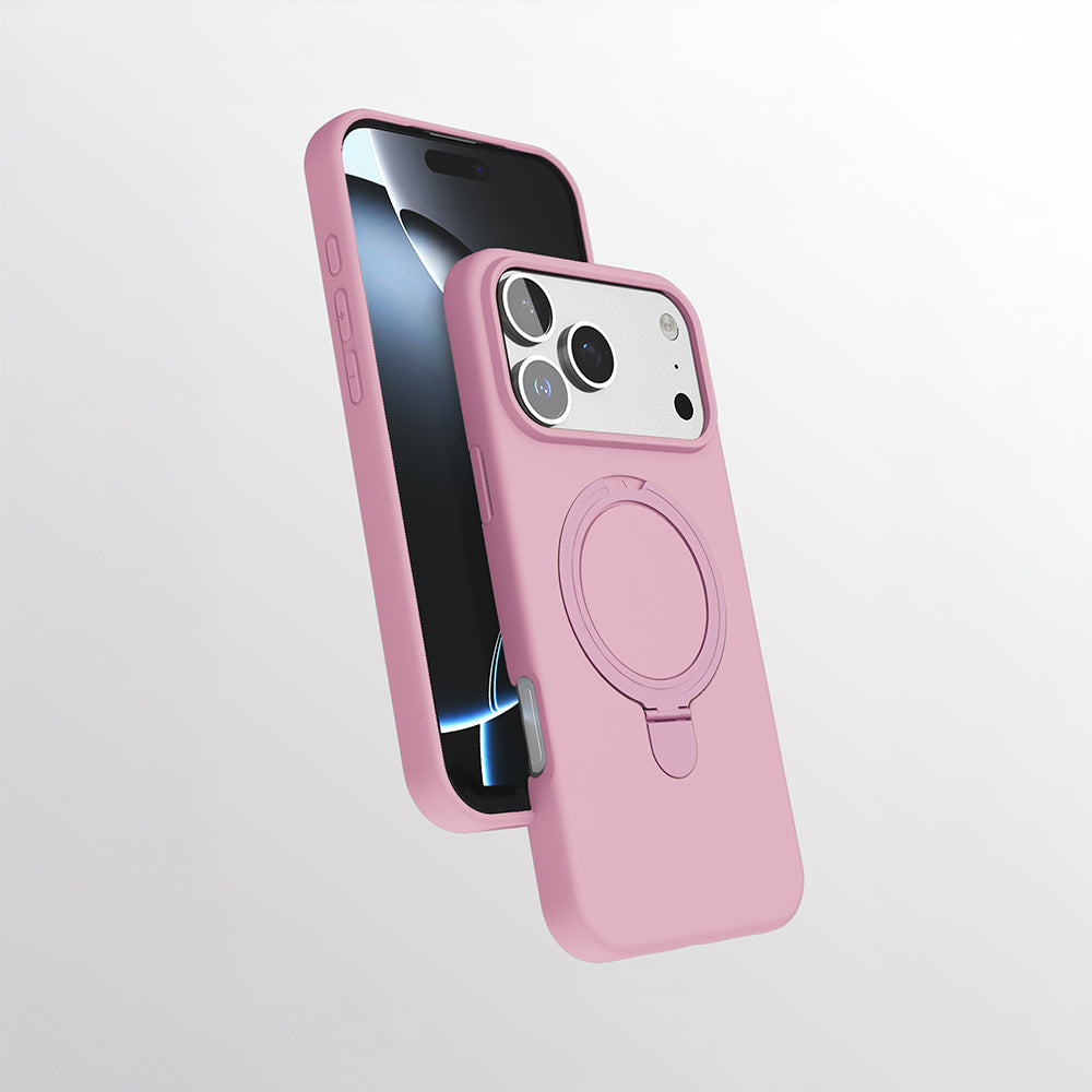 Apple iPhone 16 Pro Max Kılıf M-safe Şarj Özellikli Standlı Zore Samara Kapak