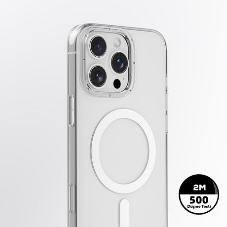 Apple iPhone 16 Pro Max Kılıf M-safe Şarj Özellikli Youngkit Ice Serisi Kapak