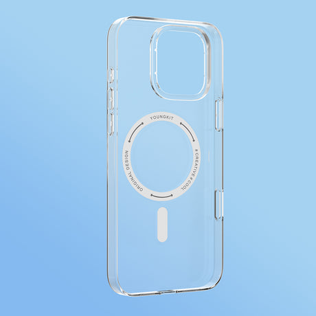 Apple iPhone 16 Pro Max Kılıf M-safe Şarj Özellikli Youngkit Ice Serisi Kapak