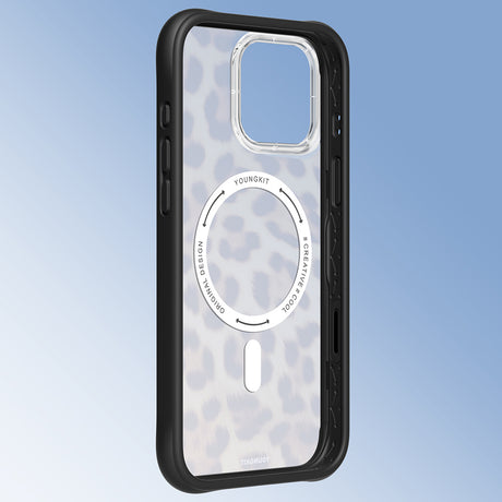 Apple iPhone 16 Pro Max Kılıf M-safe Şarj Özellikli Youngkit Leopard Serisi Kapak