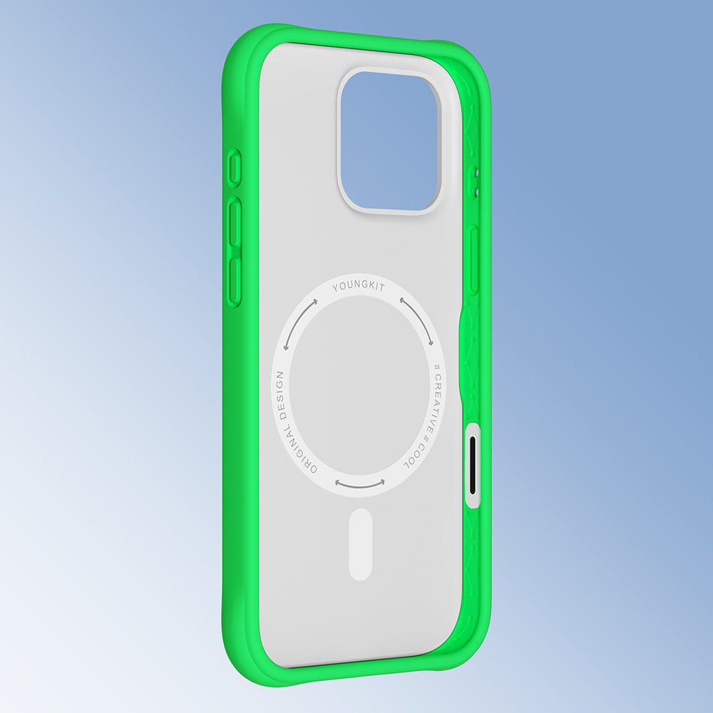 Apple iPhone 16 Pro Max Kılıf M-safe Şarj Özellikli Youngkit Macaroon Serisi Kapak