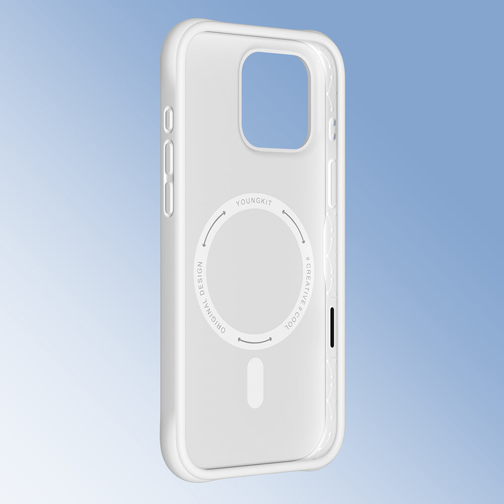 Apple iPhone 16 Pro Max Kılıf M-safe Şarj Özellikli Youngkit Macaroon Serisi Kapak