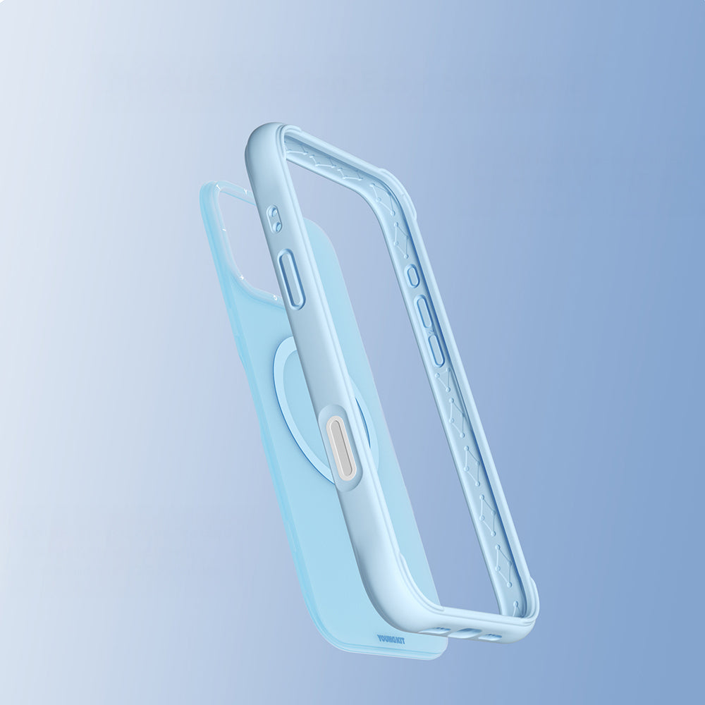 Apple iPhone 16 Pro Max Kılıf M-safe Şarj Özellikli Youngkit Macaroon Serisi Kapak