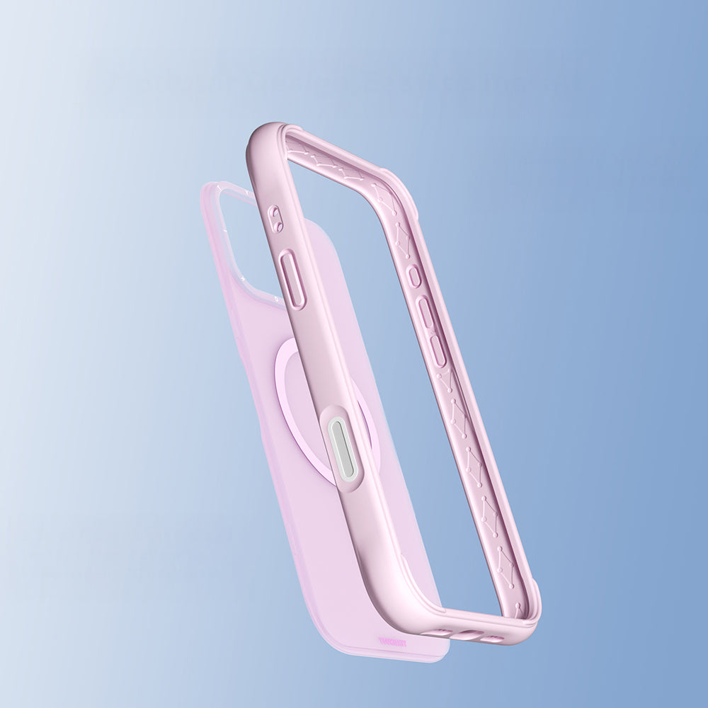 Apple iPhone 16 Pro Max Kılıf M-safe Şarj Özellikli Youngkit Macaroon Serisi Kapak
