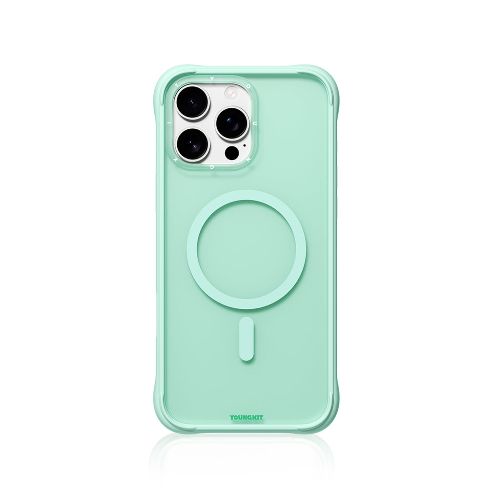 Apple iPhone 16 Pro Max Kılıf M-safe Şarj Özellikli Youngkit Macaroon Serisi Kapak