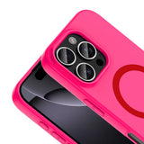 Apple iPhone 16 Pro Max Kılıf M-Safe Şarj Özellikli Zore Aris Silikon Kapak