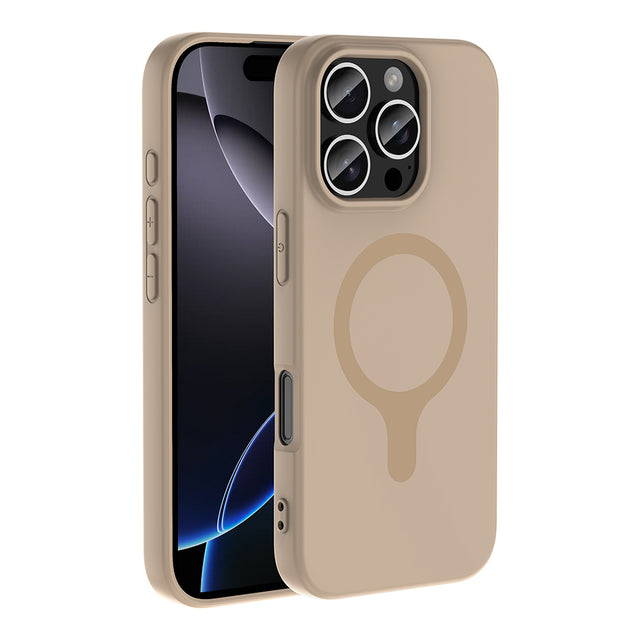 Apple iPhone 16 Pro Max Kılıf M-Safe Şarj Özellikli Zore Aris Silikon Kapak