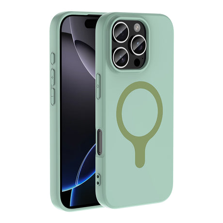 Apple iPhone 16 Pro Max Kılıf M-Safe Şarj Özellikli Zore Aris Silikon Kapak