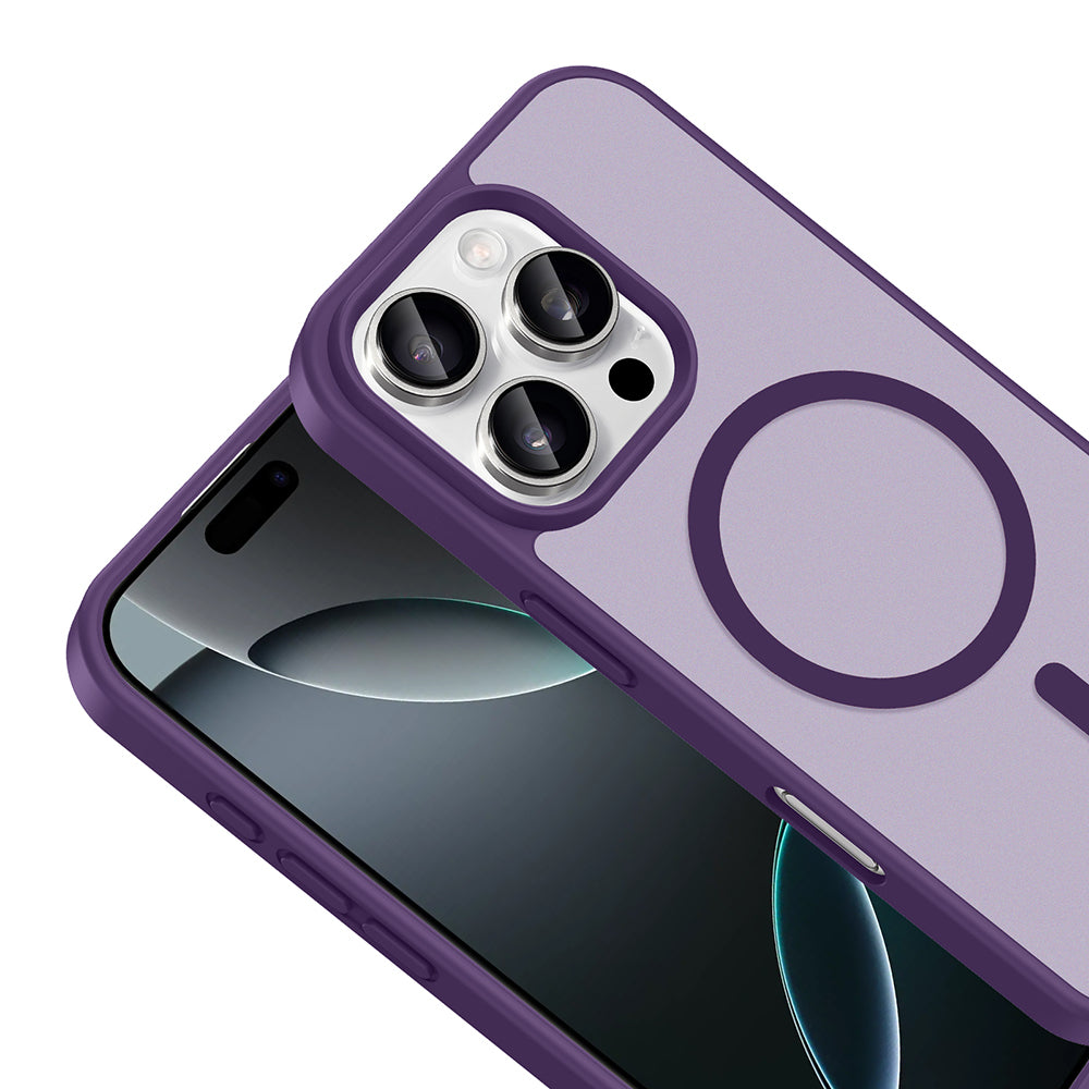 Apple iPhone 16 Pro Max Kılıf M-safe Şarj Özellikli Zore Babet Kapak