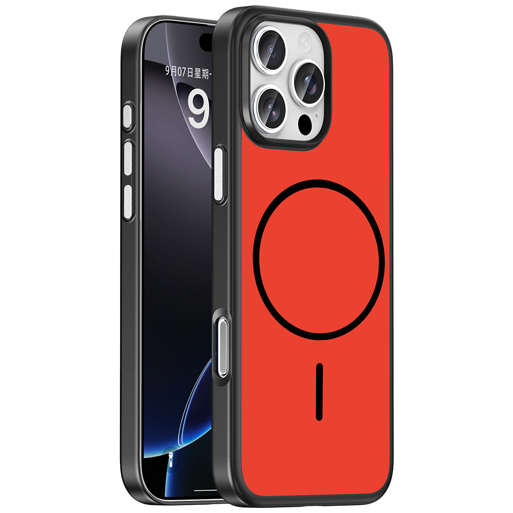 Apple iPhone 16 Pro Max Kılıf M-Safe Şarj Özellikli Zore Lora PC Kapak