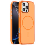 Apple iPhone 16 Pro Max Kılıf M-Safe Şarj Özellikli Zore Lora PC Kapak