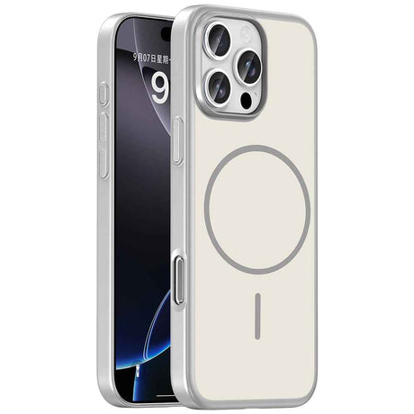Apple iPhone 16 Pro Max Kılıf M-Safe Şarj Özellikli Zore Lora PC Kapak