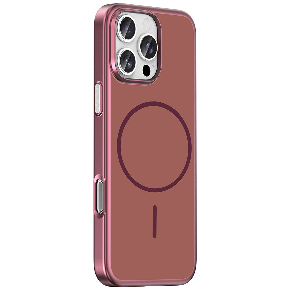Apple iPhone 16 Pro Max Kılıf M-Safe Şarj Özellikli Zore Lora PC Kapak