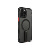 Apple iPhone 16 Pro Max Kılıf M-safe Şarj Özellikli 360 Derece Dönebilen Standlı Skinarma Helix Kapak
