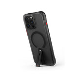 Apple iPhone 16 Pro Max Kılıf M-safe Şarj Özellikli 360 Derece Dönebilen Standlı Skinarma Helix Kapak