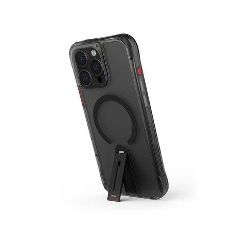Apple iPhone 16 Pro Max Kılıf M-safe Şarj Özellikli 360 Derece Dönebilen Standlı Skinarma Helix Kapak