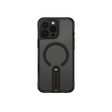 Apple iPhone 16 Pro Max Kılıf M-safe Şarj Özellikli 360 Derece Dönebilen Standlı Skinarma Helix Kapak