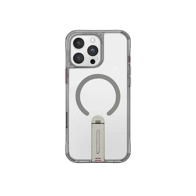 Apple iPhone 16 Pro Max Kılıf M-safe Şarj Özellikli 360 Derece Dönebilen Standlı Skinarma Helix Kapak