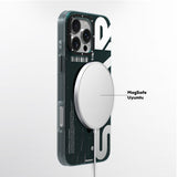 Apple iPhone 16 Pro Max Kılıf M-safe Şarj Özellikli Airbagli Hologram Tasarımlı Youngkit Interstellar Serisi Kapak