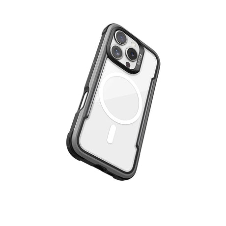 Apple iPhone 16 Pro Max Kılıf M-safe Şarj Özellikli Airbagli Raptic Shield Serisi Şeffaf Arka Yüzey Kapak