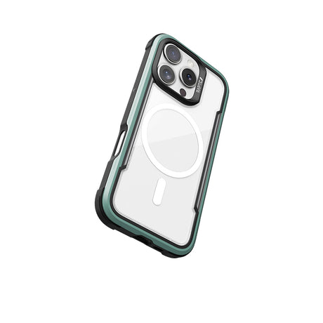 Apple iPhone 16 Pro Max Kılıf M-safe Şarj Özellikli Airbagli Raptic Shield Serisi Şeffaf Arka Yüzey Kapak
