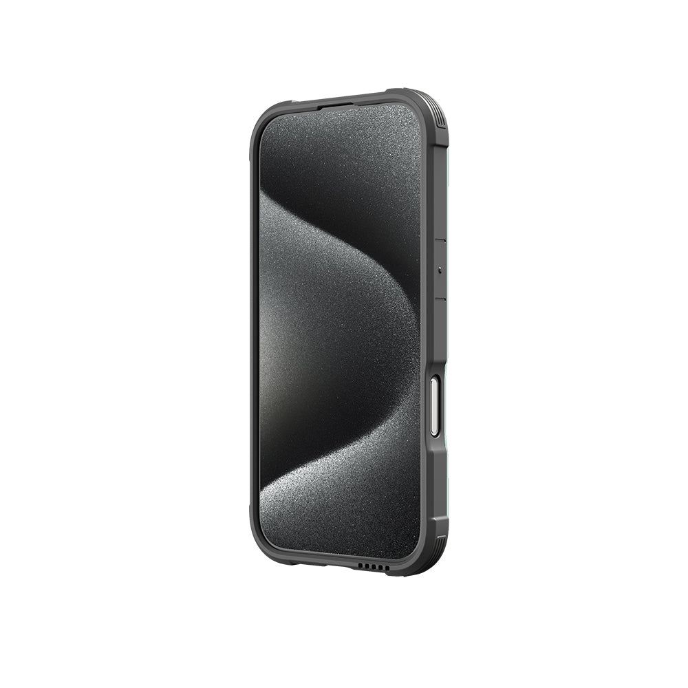 Apple iPhone 16 Pro Max Kılıf M-safe Şarj Özellikli Airbagli Raptic Shield Serisi Şeffaf Arka Yüzey Kapak