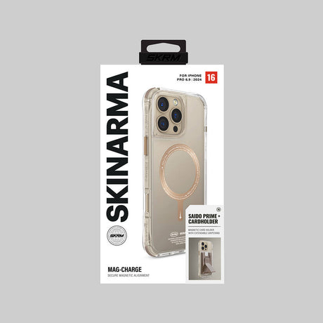 Apple iPhone 16 Pro Max Kılıf M-safe Şarj Özellikli Airbagli Şeffaf SkinArma Saido Prime Kapak
