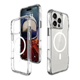 Apple iPhone 16 Pro Max Kılıf M-safe Şarj Özellikli Airbagli Şeffaf Zore İncek Kapak
