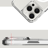 Apple iPhone 16 Pro Max Kılıf M-safe Şarj Özellikli Airbagli Şeffaf Zore İncek Kapak