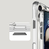 Apple iPhone 16 Pro Max Kılıf M-safe Şarj Özellikli Airbagli Şeffaf Zore İncek Kapak