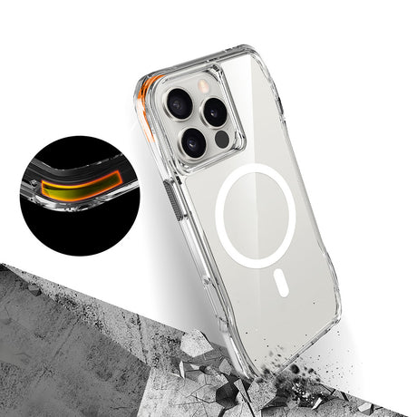 Apple iPhone 16 Pro Max Kılıf M-safe Şarj Özellikli Airbagli Şeffaf Zore İncek Kapak