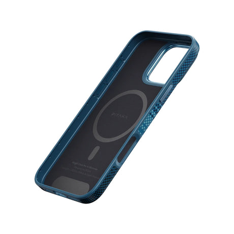 Apple iPhone 16 Pro Max Kılıf M-safe Şarj Özellikli Aramid Fiber Pitaka Military-Grade Sunset-Moonrise Serisi Moonrise Kapak