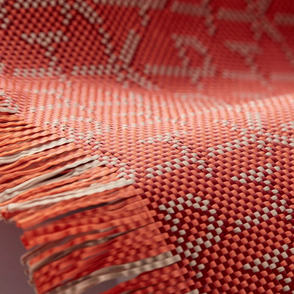 Apple iPhone 16 Pro Max Kılıf M-safe Şarj Özellikli Aramid Fiber Pitaka Tactile Woven Monogram Serisi Kapak