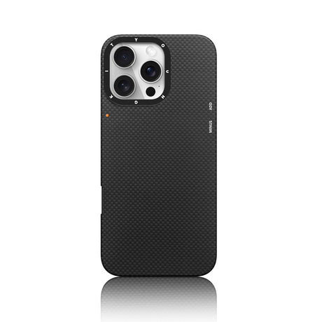 Apple iPhone 16 Pro Max Kılıf M-safe Şarj Özellikli Aramid Fiber Youngkit 1500D Kevlar Extreme Wing Serisi Kapak