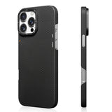Apple iPhone 16 Pro Max Kılıf M-safe Şarj Özellikli Aramid Fiber Youngkit 1500D Kevlar Extreme Wing Serisi Kapak