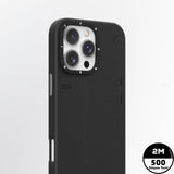 Apple iPhone 16 Pro Max Kılıf M-safe Şarj Özellikli Basit Mat Deri Desenli Youngkit Tech Fashion Serisi Kapak