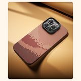 Apple iPhone 16 Pro Max Kılıf M-safe Şarj Özellikli Benks GoldenTide ArmorAir 600D Kevlar Kapak