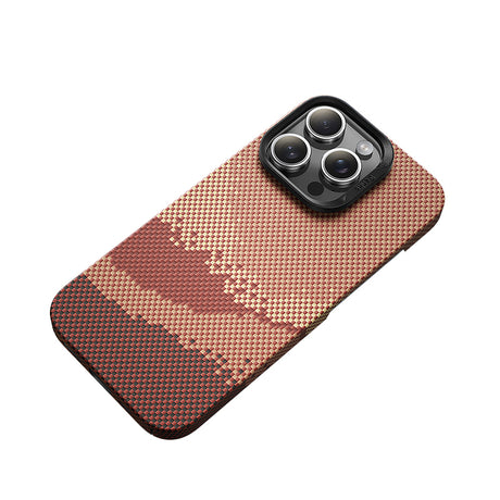 Apple iPhone 16 Pro Max Kılıf M-safe Şarj Özellikli Benks GoldenTide ArmorAir 600D Kevlar Kapak