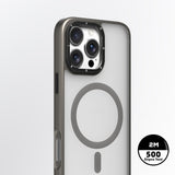 Apple iPhone 16 Pro Max Kılıf M-safe Şarj Özellikli Cam Arka Yüzey TPU Youngkit Gemstone Serisi Kapak