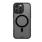 Apple iPhone 16 Pro Max Kılıf M-safe Şarj Özellikli Cam Arka Yüzey TPU Youngkit Gemstone Serisi Kapak