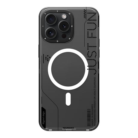 Apple iPhone 16 Pro Max Kılıf M-safe Şarj Özellikli Çıkarılabilir Arka Yüzeyli Youngkit Mecha Kapak