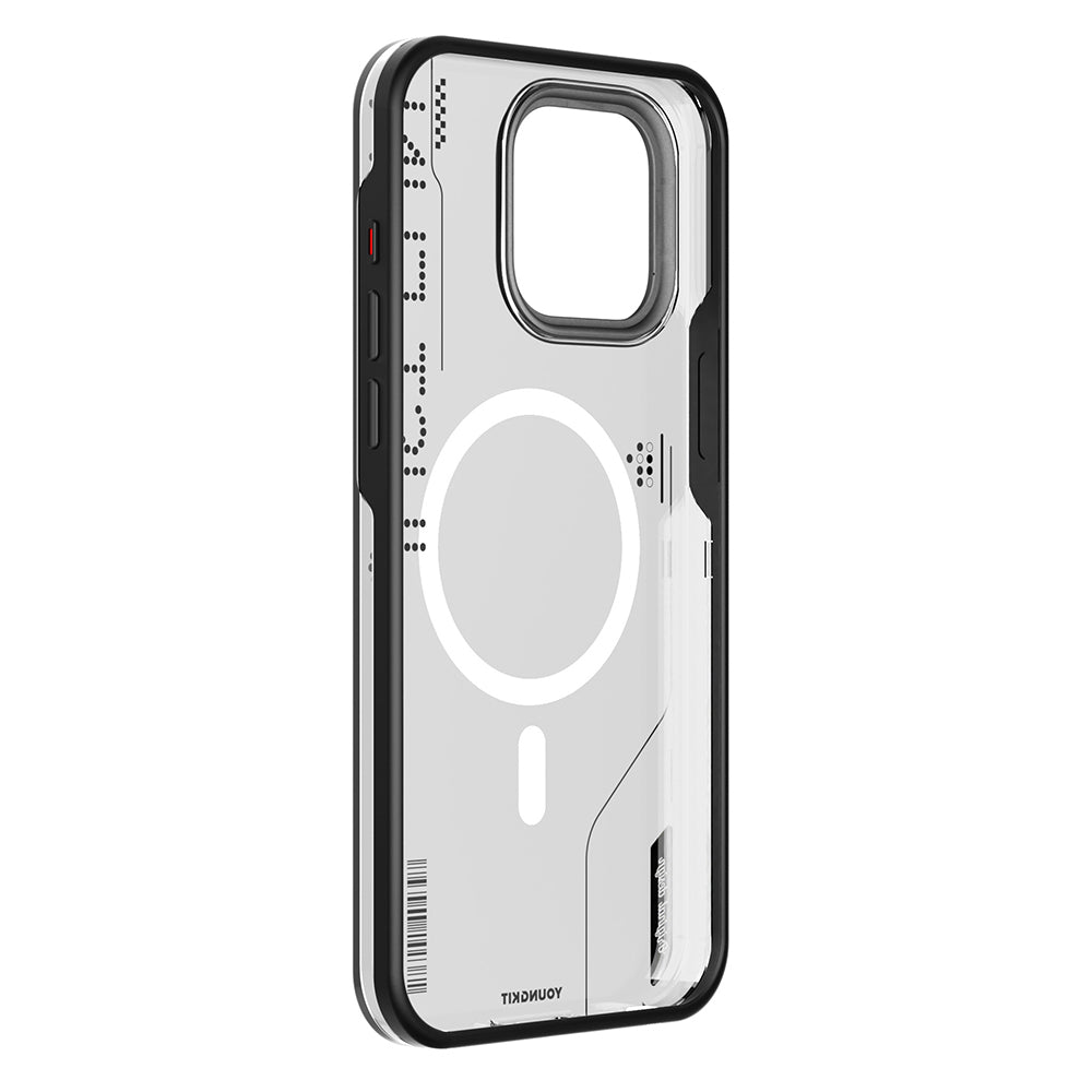 Apple iPhone 16 Pro Max Kılıf M-safe Şarj Özellikli Çıkarılabilir Arka Yüzeyli Youngkit Mecha Kapak