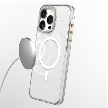Apple iPhone 16 Pro Max Kılıf M-safe Şarj Özellikli Çıkarılabilir Arka Yüzeyli Youngkit Mecha Kapak