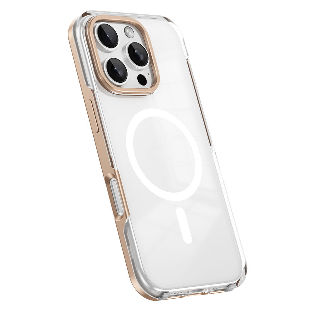 Apple iPhone 16 Pro Max Kılıf M-safe Şarj Özellikli Çıkarılabilir Arka Yüzeyli Zore Polar Kapak