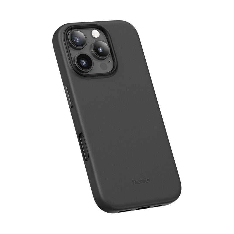 Apple iPhone 16 Pro Max Kılıf M-safe Şarj Özellikli Çizilmeye Dayanıklı Benks VitaPro Serisi PU Deri Kapak